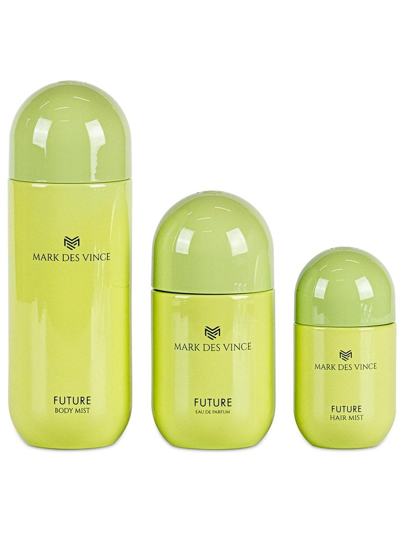 MARK DES VINCE Future EDP For Women 100ML Set New - Image 3
